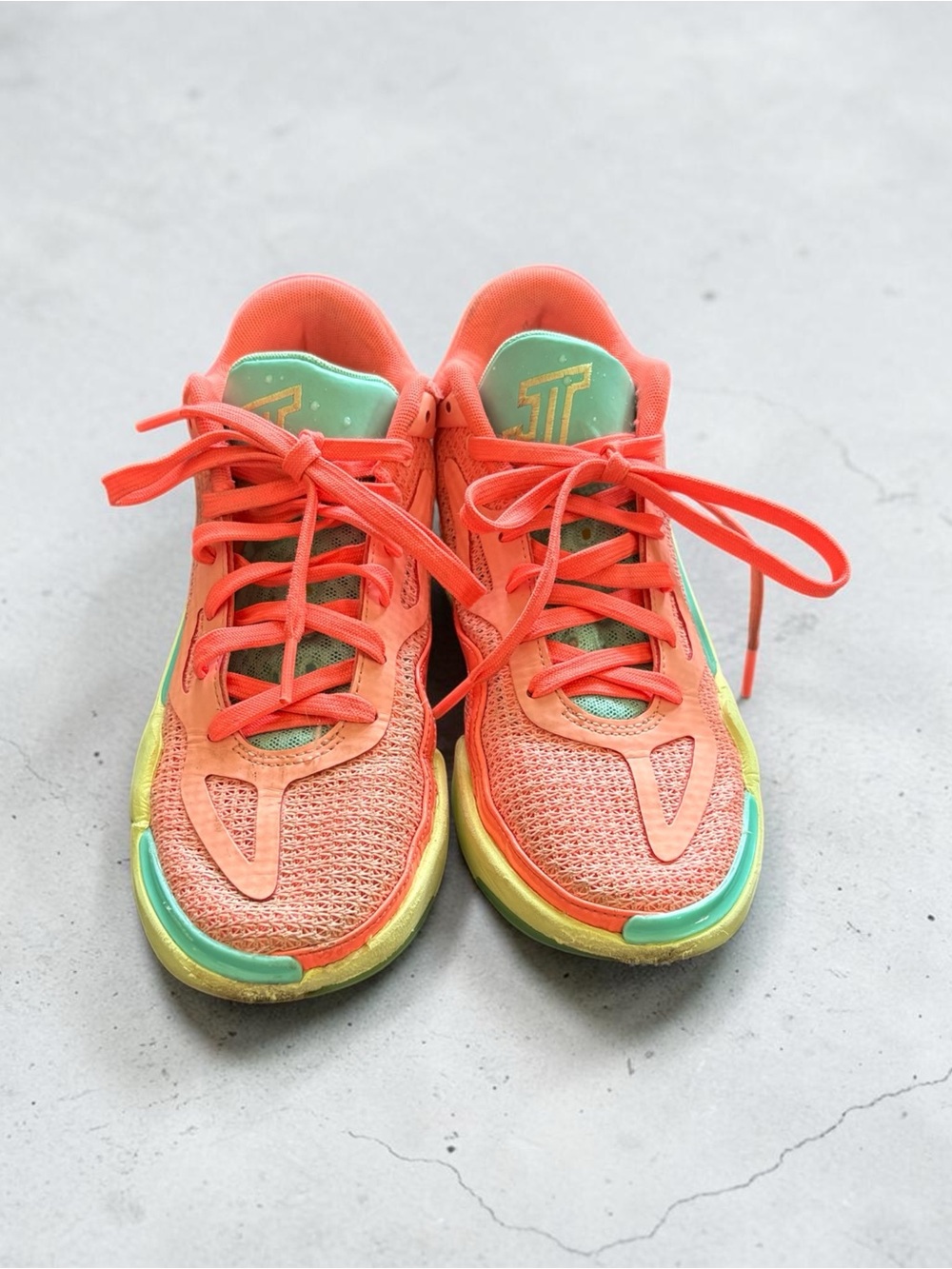 Jordan Tatum 1 Pink Lemonade Sneakers Size 4